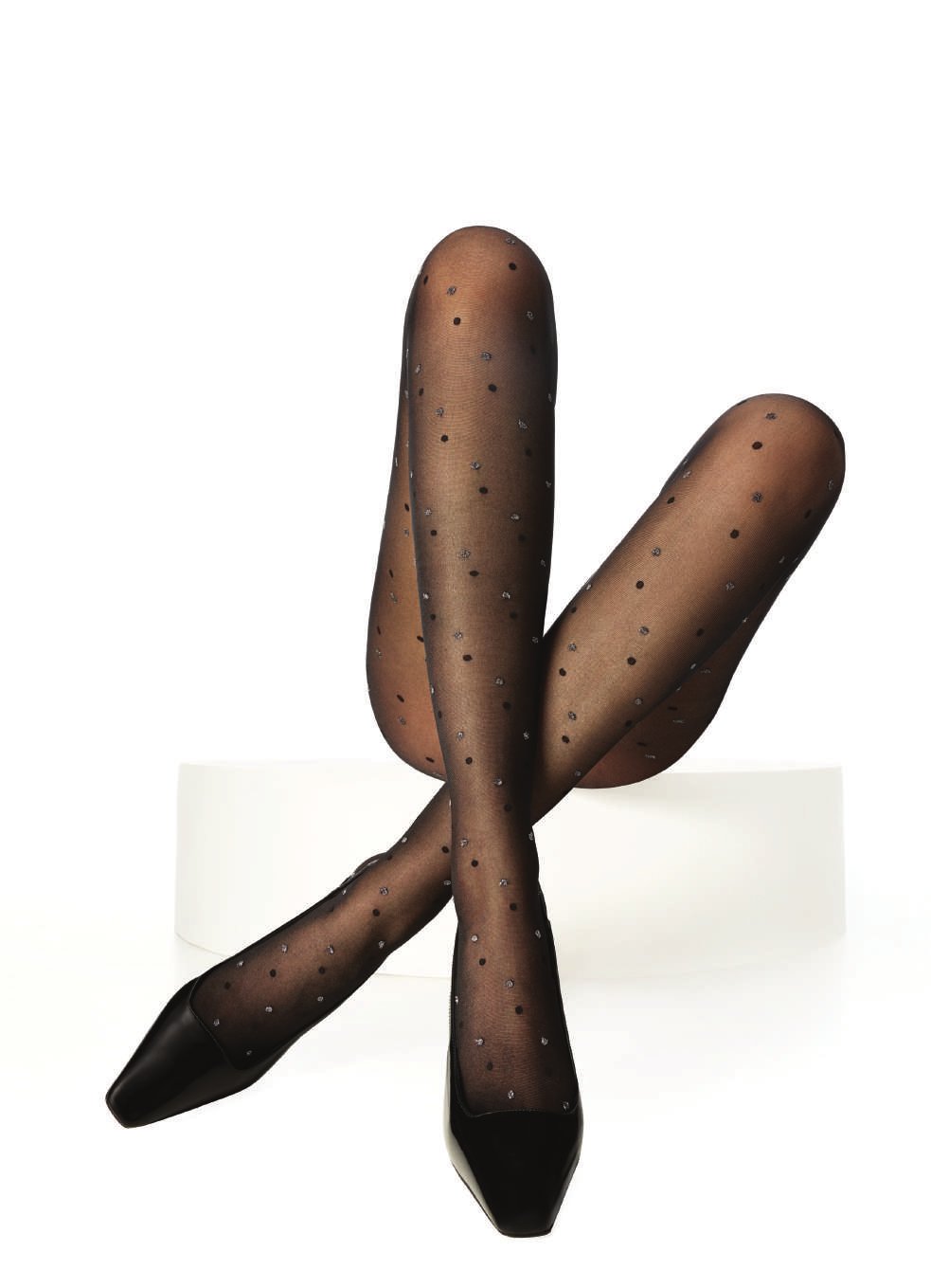 Penti Shiny Dotted Külotlu Çorap